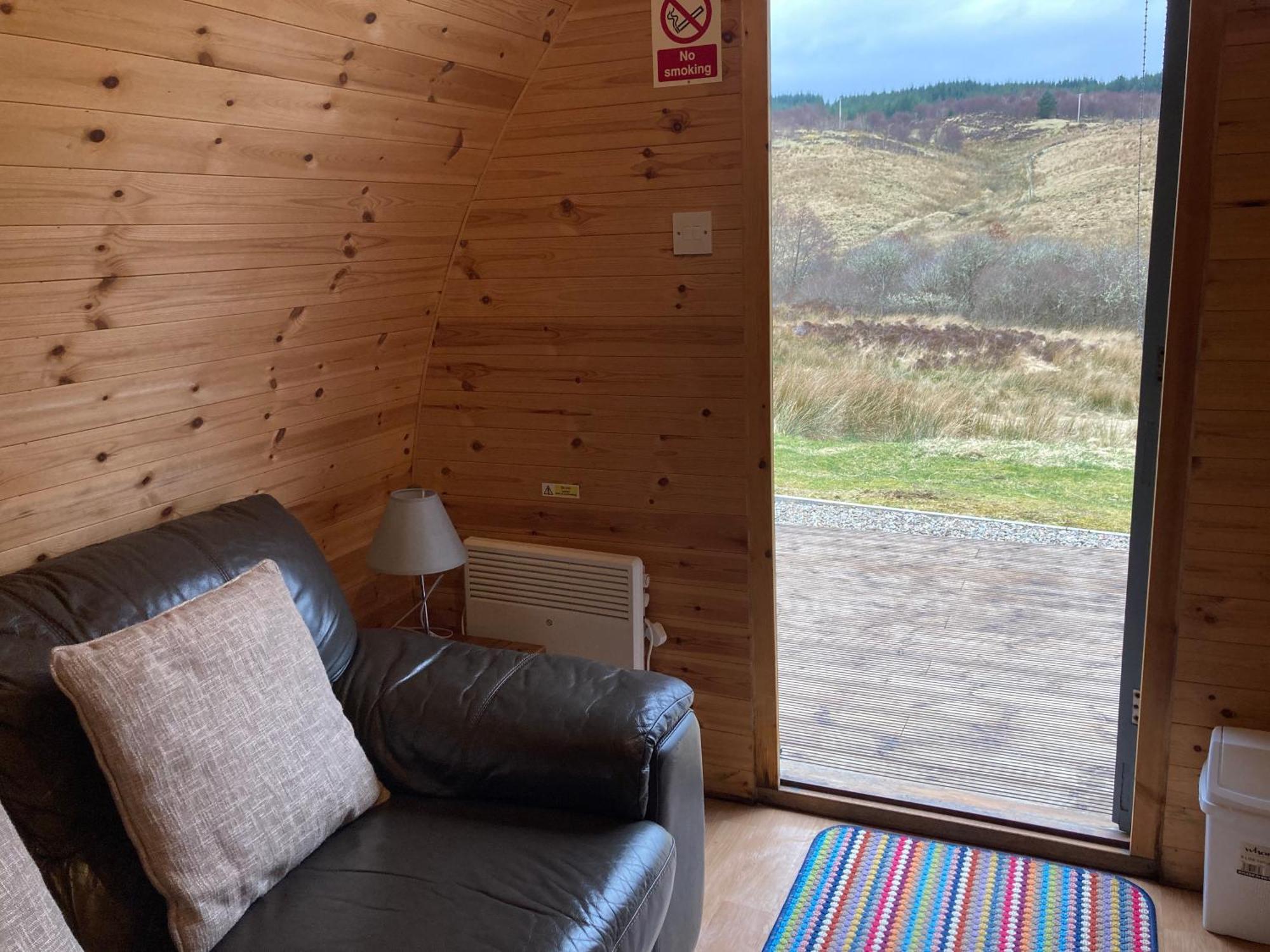 kilcamb camping Pods Hotel Edinbane Bagian luar foto